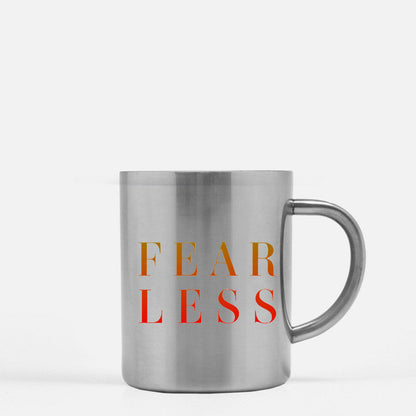 Fearless Gold & Silver Mug - Silver - Home & Garden - Kitchen Dining & Bar - Dinnerware