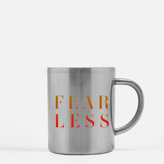 Fearless Gold & Silver Mug - Silver - Home & Garden - Kitchen Dining & Bar - Dinnerware