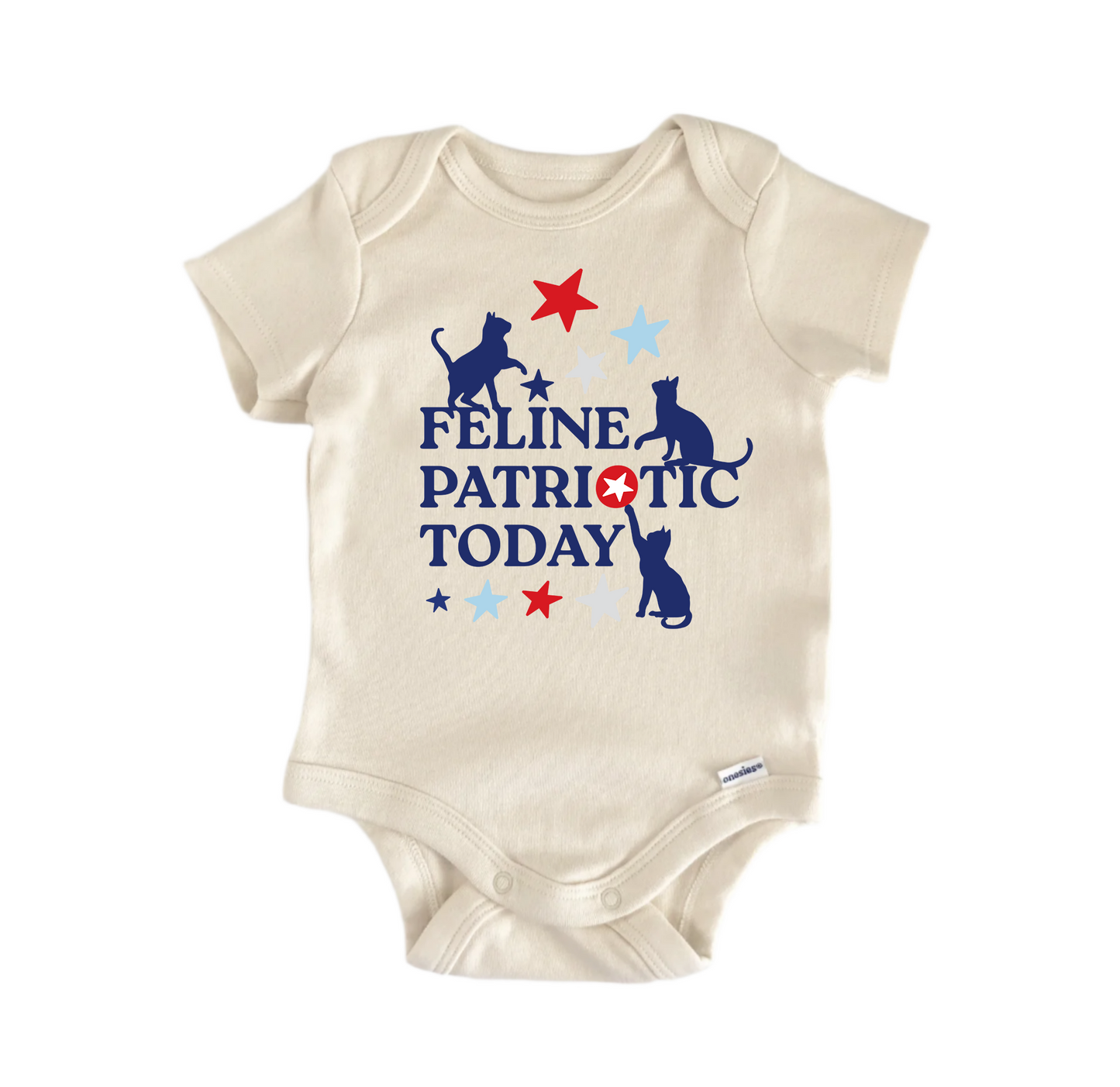 Feline Patriotic Today July 4th Patriotic - Baby Boy Girl Clothes Bodysuit - Kids & Babies - Mother & Kids - Boys’ Baby