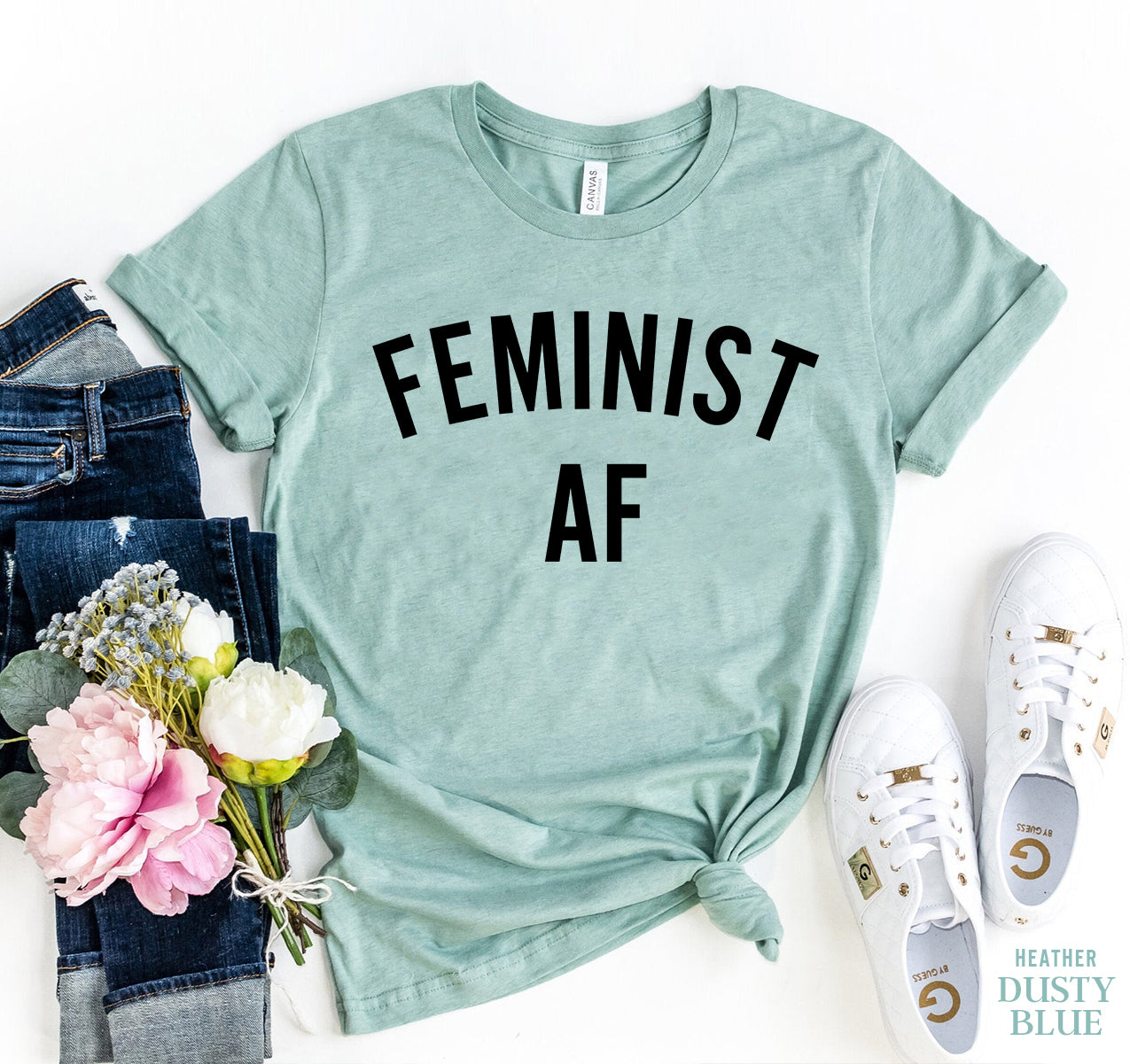 Feminist AF T-Shirt - Women’s Fashion - Women’s Clothing - Tops & Tees - T-Shirts