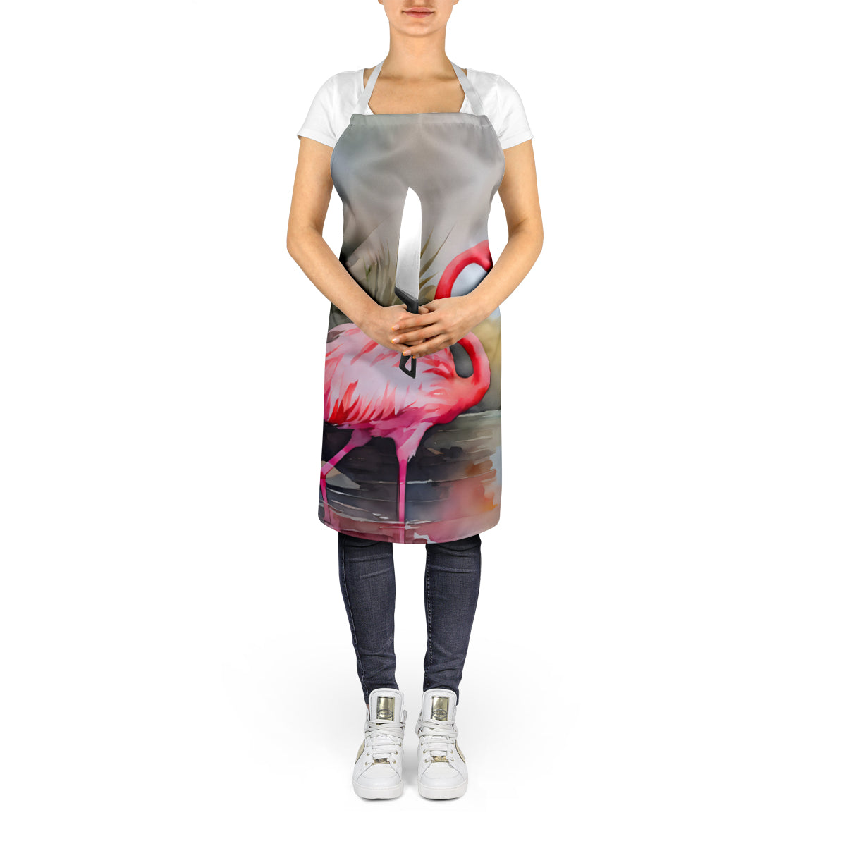 Flamingo Apron - One Color / One Size - Home & Garden - Kitchen Dining & Bar - Table Decoration & Accessories