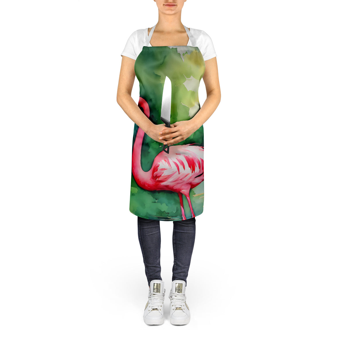 Flamingo Apron - One Color / One Size - Home & Garden - Kitchen Dining & Bar - Table Decoration & Accessories
