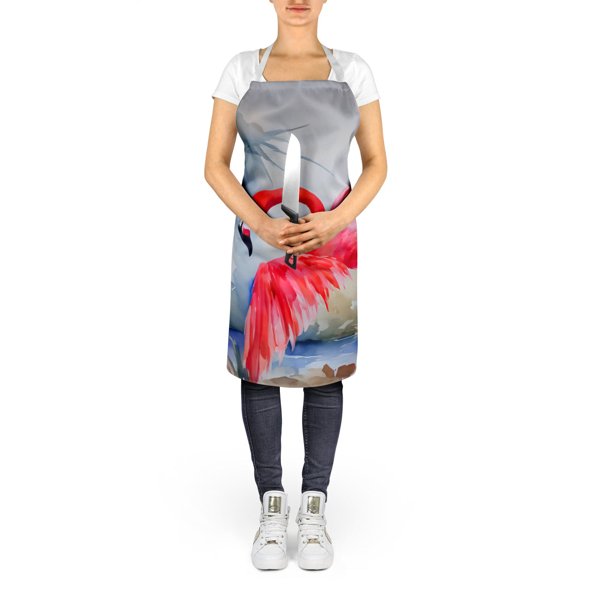 Flamingo Apron - One Color / One Size - Home & Garden - Kitchen Dining & Bar - Table Decoration & Accessories