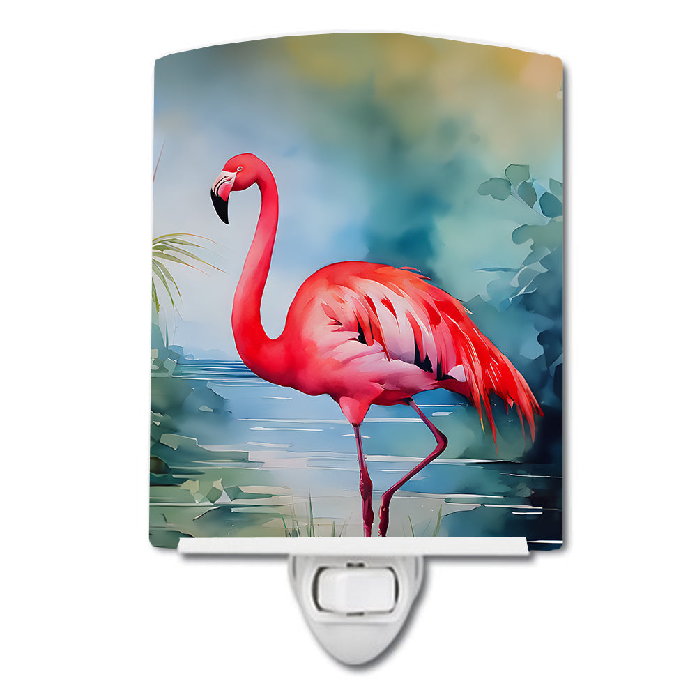 Flamingo Ceramic Night Light - One Color / One Size - Home & Garden - Home Improvement - Lights & Lighting - Night