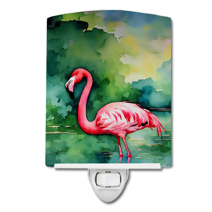 Flamingo Ceramic Night Light - One Color / One Size - Home & Garden - Home Improvement - Lights & Lighting - Night
