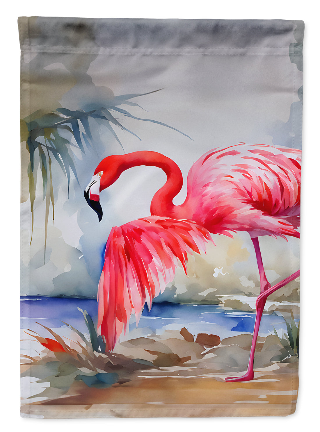 Flamingo Garden Flag - One Color / One Size - Home & Garden - Home Decor - Flags Banners & Accessories