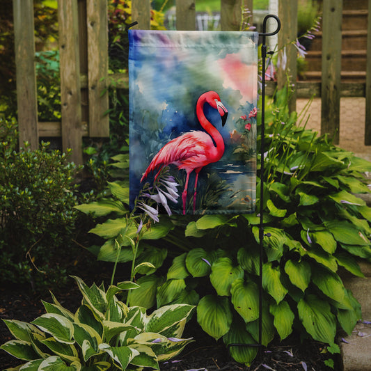 Flamingo Garden Flag - One Color / One Size - Home & Garden - Home Decor - Flags Banners & Accessories