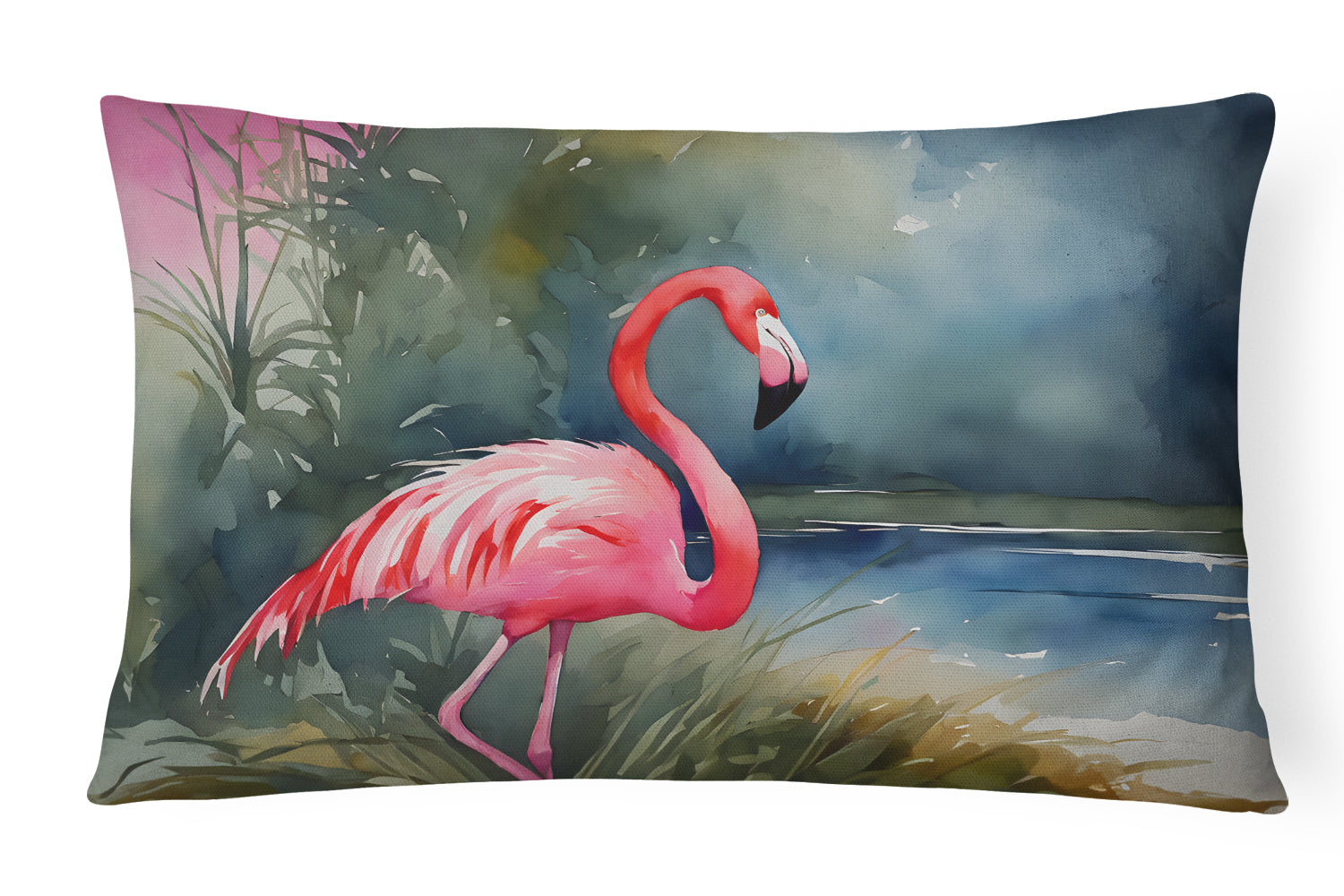 Flamingo Throw Pillow - One Color / One Size - Home & Garden - Home Textile - Pillows
