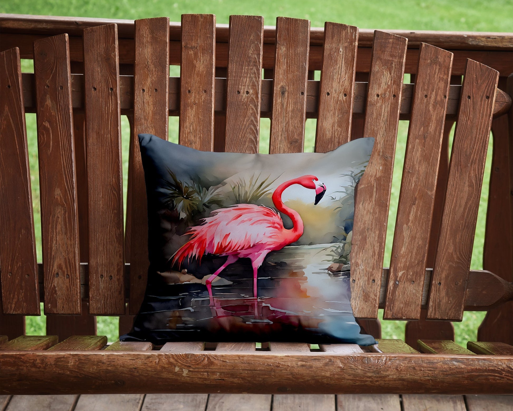 Flamingo Throw Pillow - One Color / One Size - Home & Garden - Home Textile - Pillows