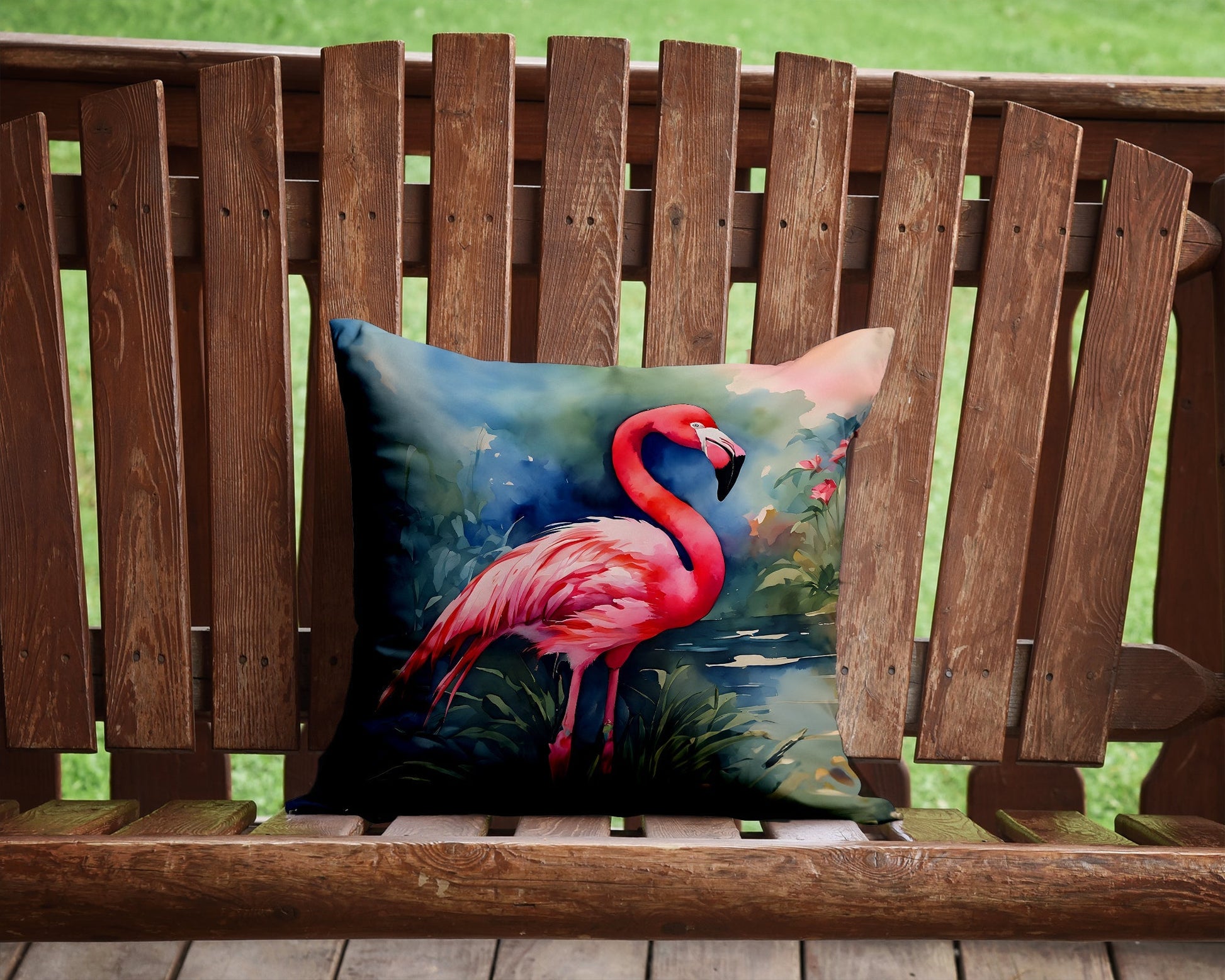 Flamingo Throw Pillow - One Color / One Size - Home & Garden - Home Textile - Pillows