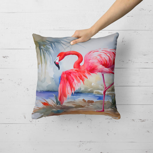 Flamingo Throw Pillow - One Color / One Size - Home & Garden - Home Textile - Pillows