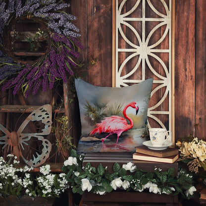 Flamingo Throw Pillow - One Color / One Size - Home & Garden - Home Textile - Pillows