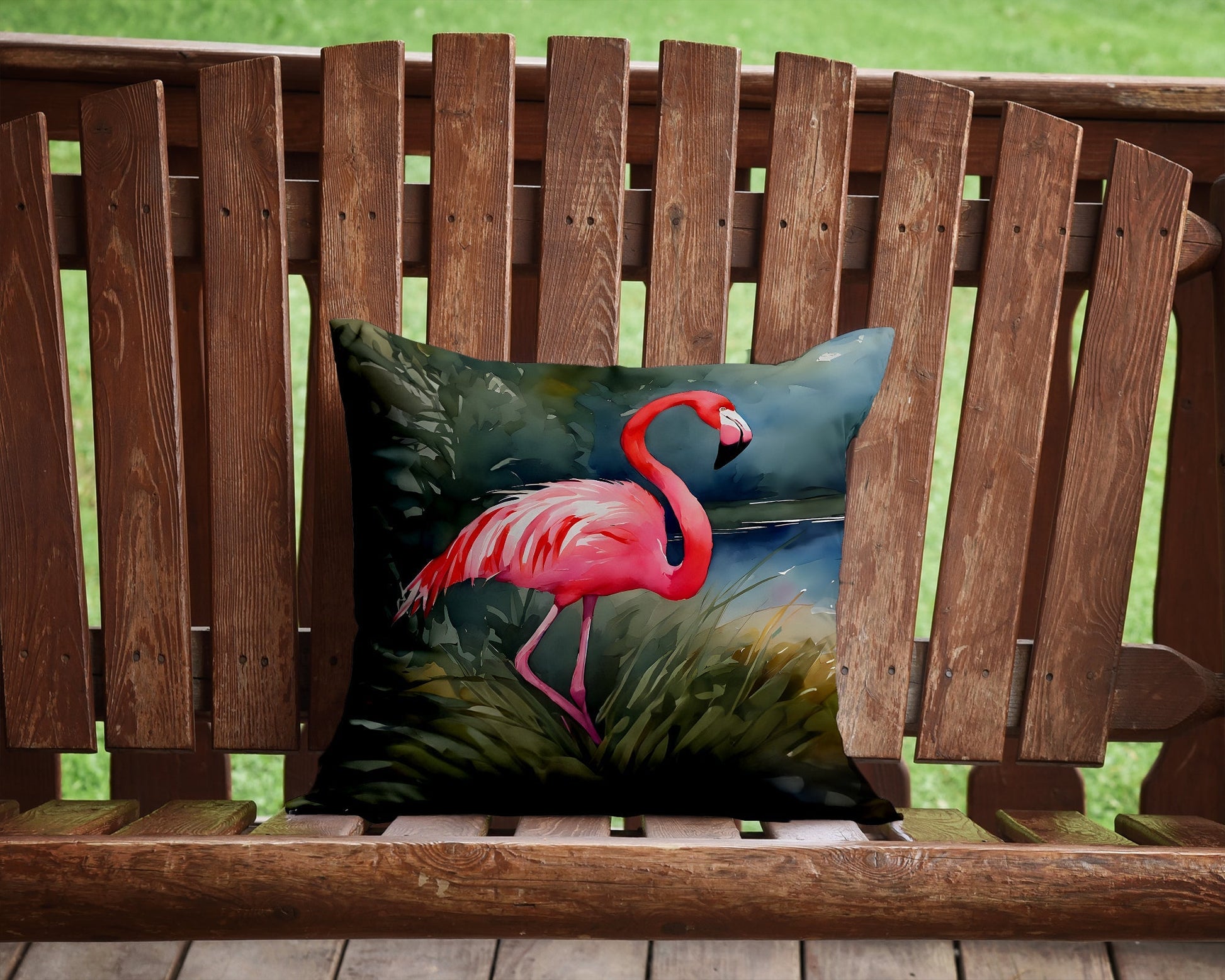 Flamingo Throw Pillow - One Color / One Size - Home & Garden - Home Textile - Pillows