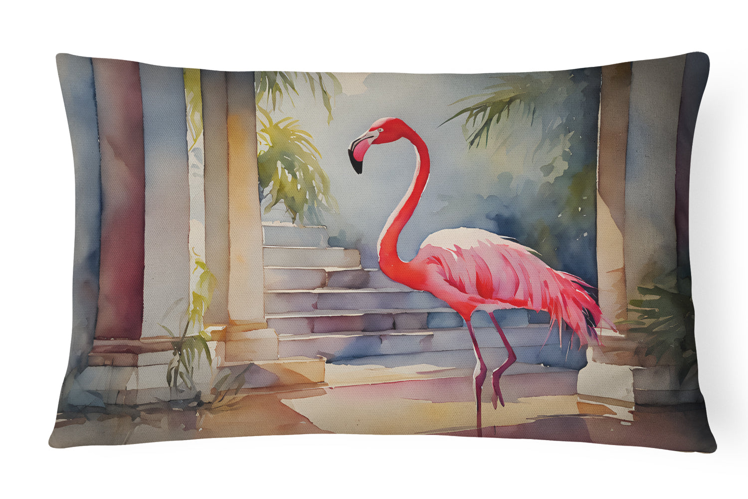 Flamingo Throw Pillow - One Color / One Size - Home & Garden - Home Textile - Pillows