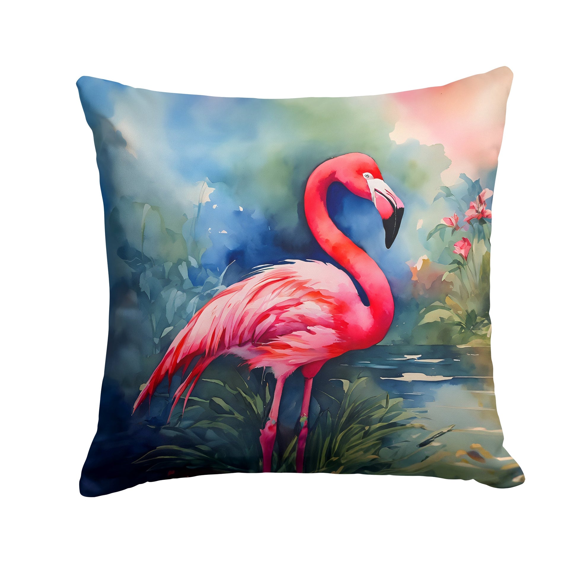 Flamingo Throw Pillow - One Color / One Size - Home & Garden - Home Textile - Pillows