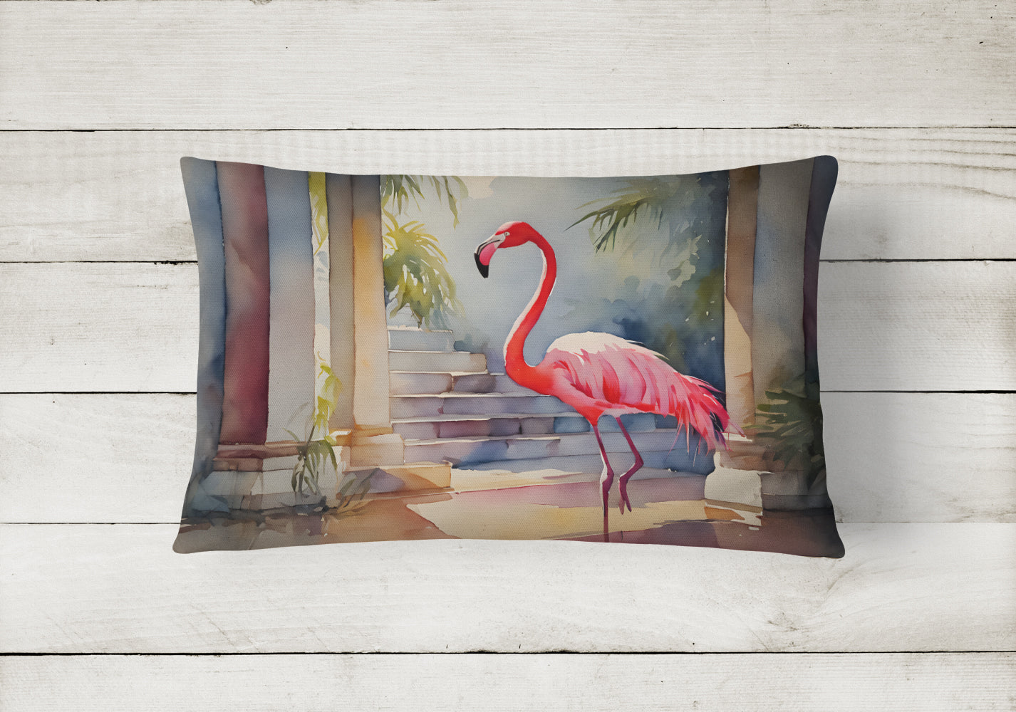 Flamingo Throw Pillow - One Color / One Size - Home & Garden - Home Textile - Pillows