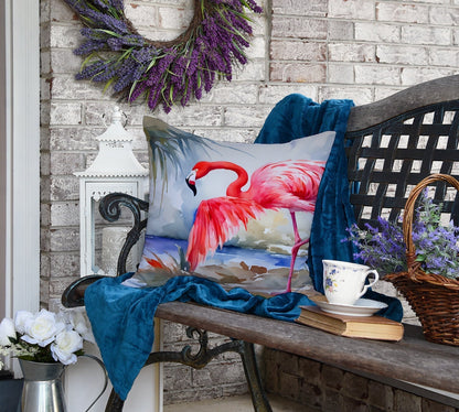 Flamingo Throw Pillow - One Color / One Size - Home & Garden - Home Textile - Pillows
