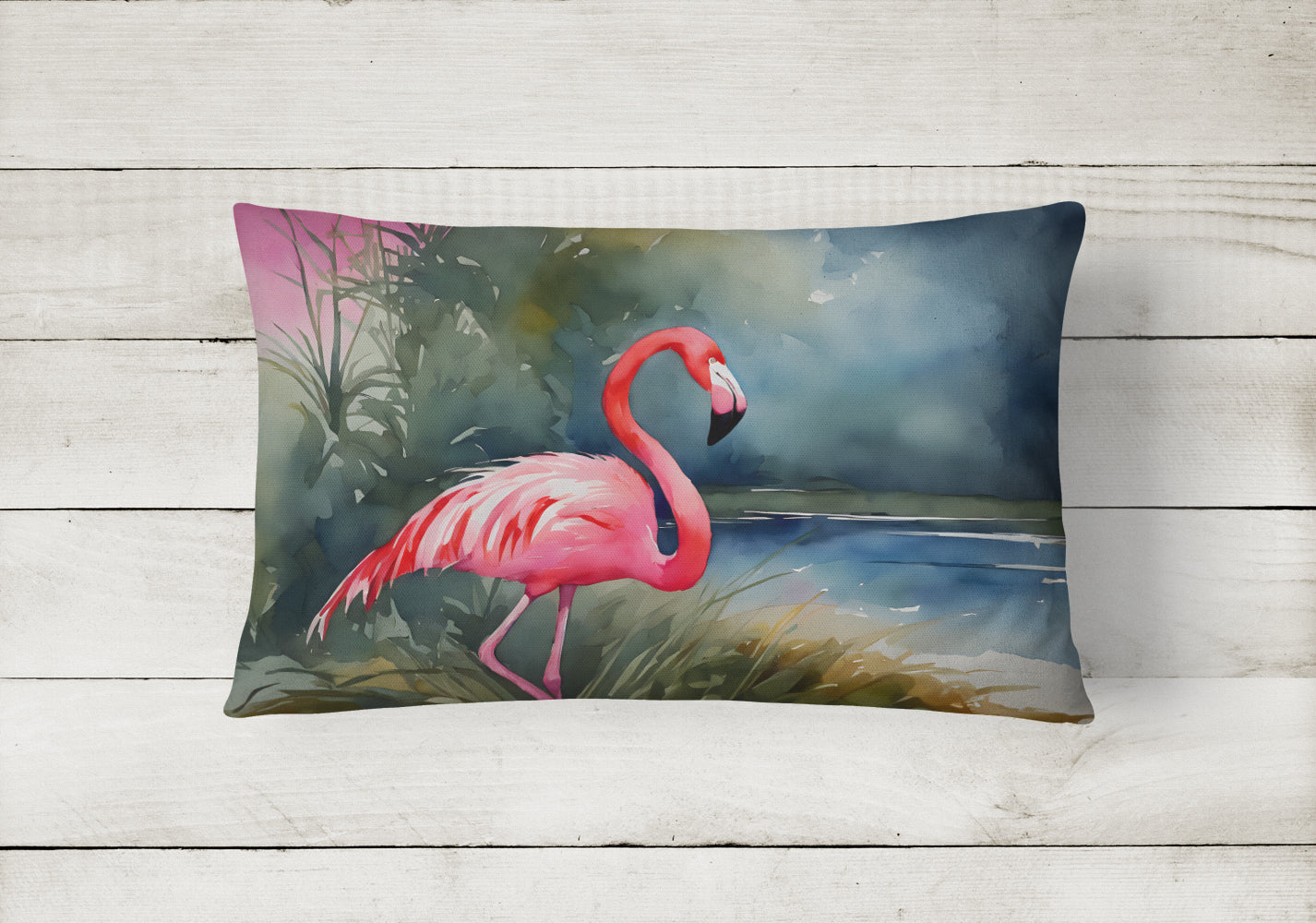 Flamingo Throw Pillow - One Color / One Size - Home & Garden - Home Textile - Pillows