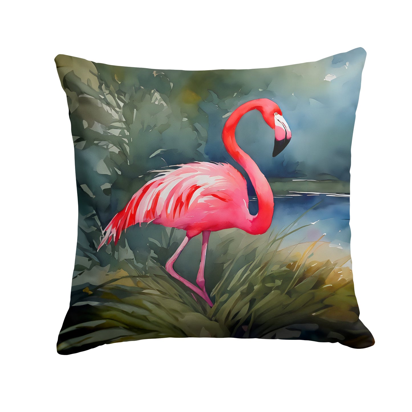 Flamingo Throw Pillow - One Color / One Size - Home & Garden - Home Textile - Pillows