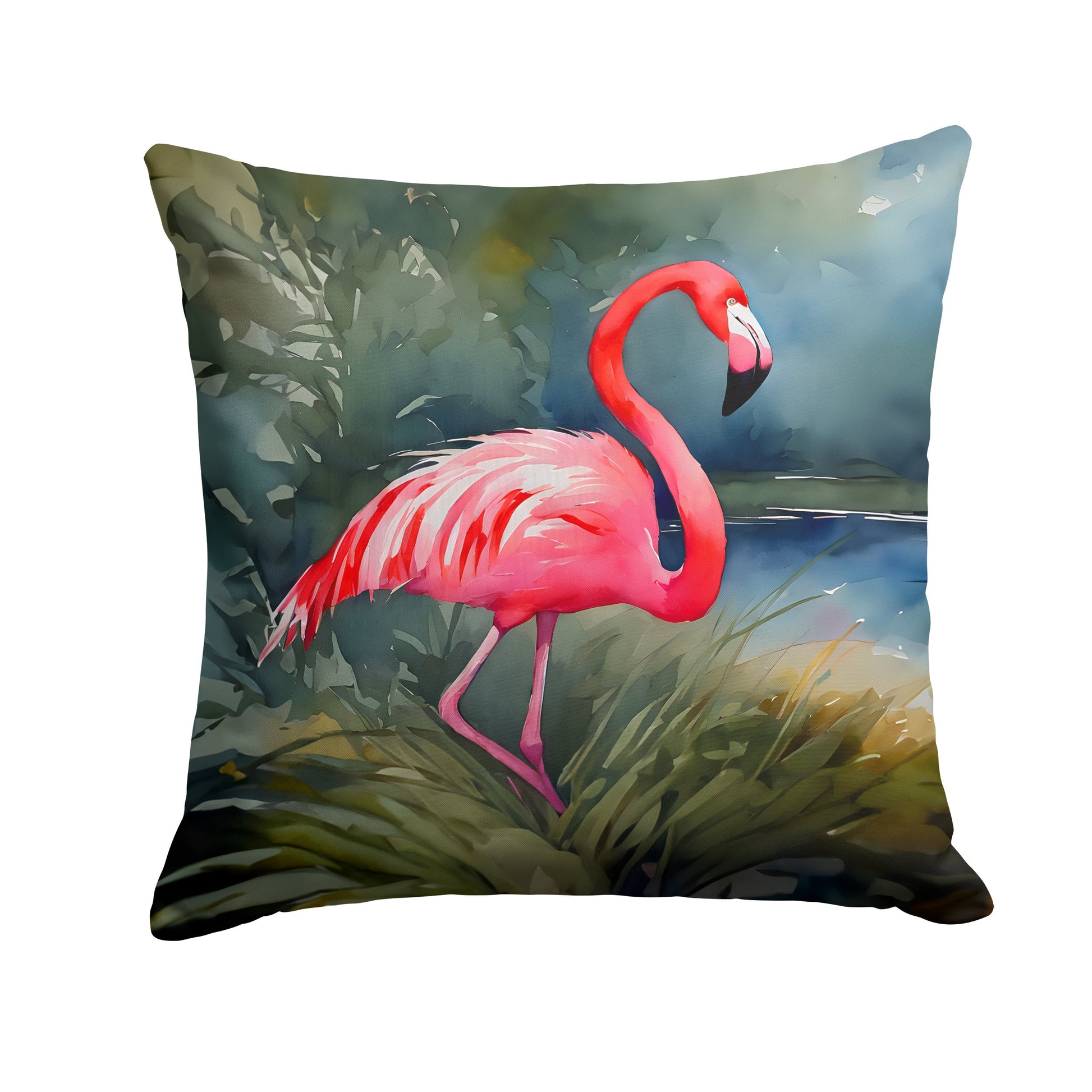 Flamingo Throw Pillow - One Color / One Size - Home & Garden - Home Textile - Pillows