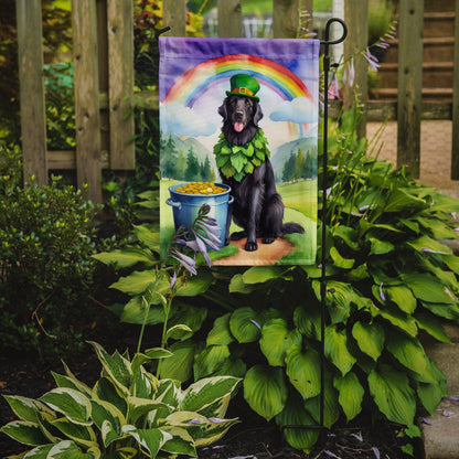 Flat-Coated Retriever St Patrick’s Day Garden Flag - One Color / One Size - Home & Garden - Home Decor - Flags Banners