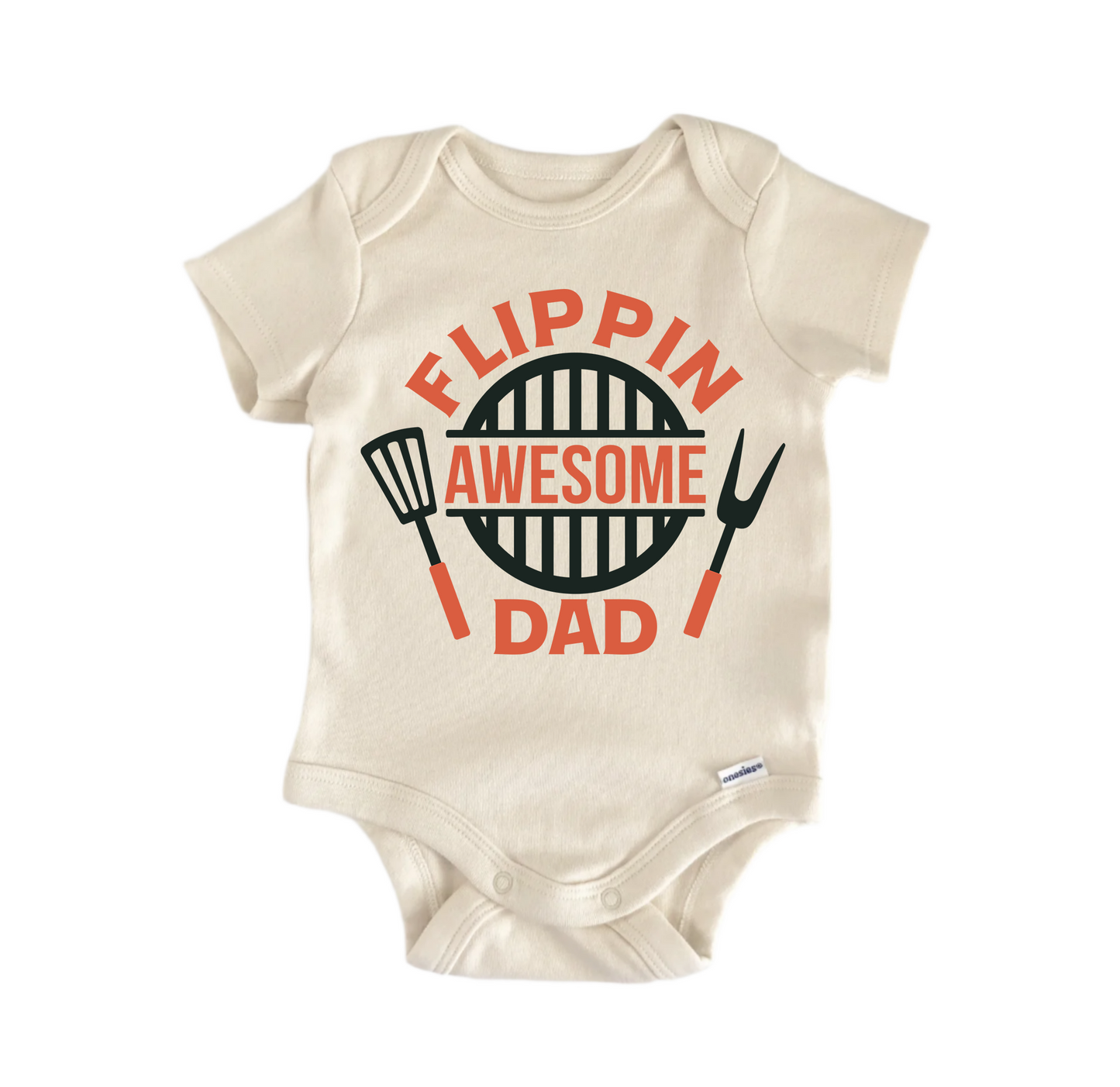 Flippin Awesome Dad Father’s Day - Baby Boy Girl Clothes Bodysuit Funny Cute - Kids & Babies - Mother & Kids - Boys’