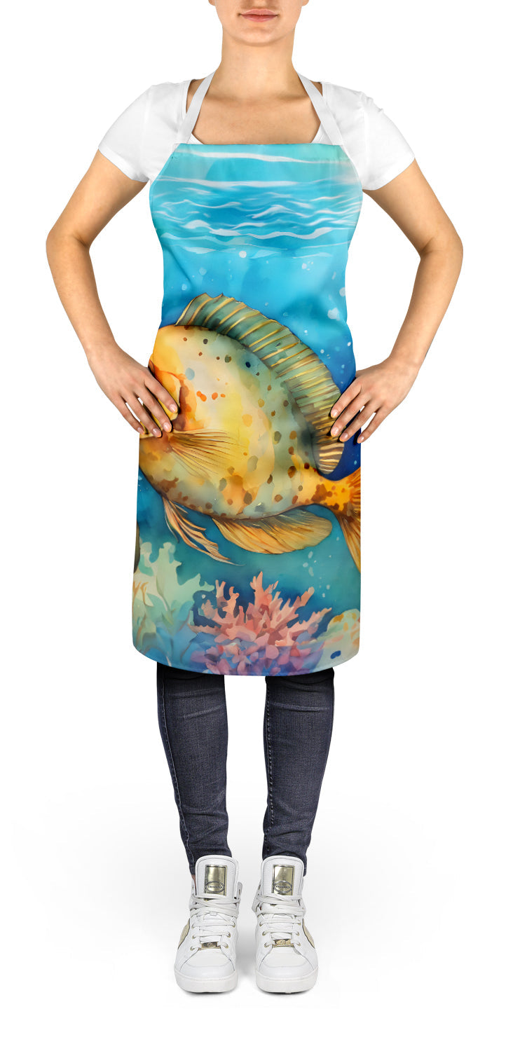 Flounder Apron - One Color / One Size - Home & Garden - Kitchen Dining & Bar - Table Decoration & Accessories