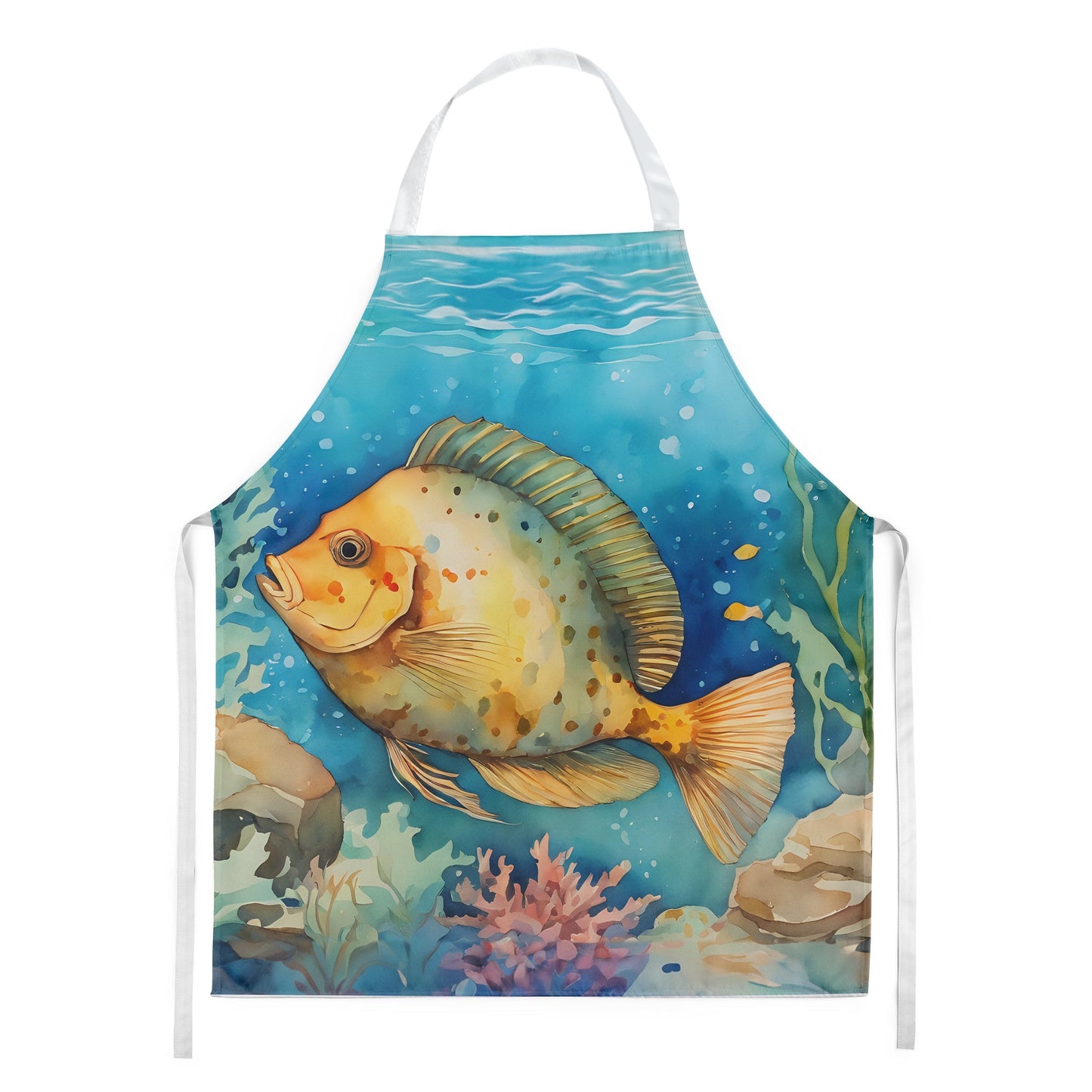Flounder Apron - One Color / One Size - Home & Garden - Kitchen Dining & Bar - Table Decoration & Accessories