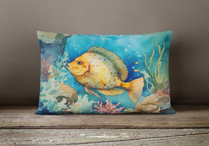 Flounder Throw Pillow - One Color / One Size - Home & Garden - Home Textile - Pillows