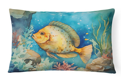 Flounder Throw Pillow - One Color / One Size - Home & Garden - Home Textile - Pillows