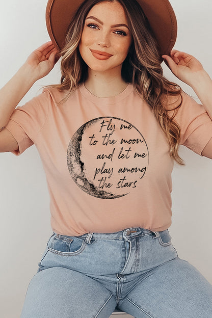 Fly Me to the Moon T-Shirt - Women’s Fashion - Women’s Clothing - Tops & Tees - T-Shirts