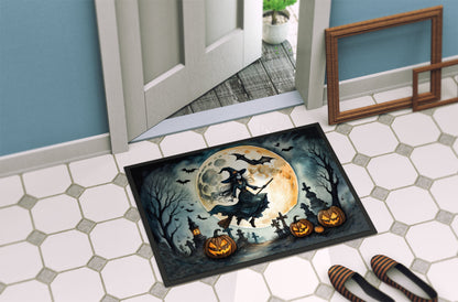 Flying Witch Spooky Halloween Doormat - One Color / One Size - Home & Garden - Home Textile - Carpets & Rugs