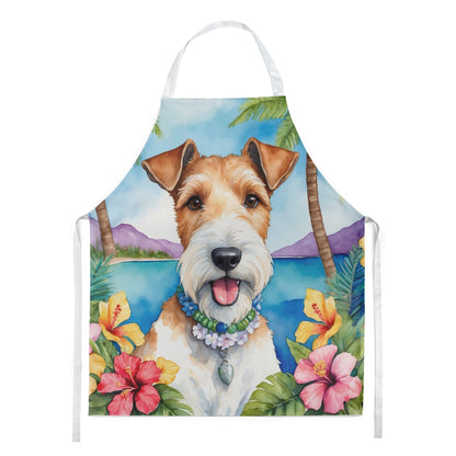 Fox Terrier Luau Apron - One Color / One Size - Home & Garden - Kitchen Dining & Bar - Table Decoration & Accessories