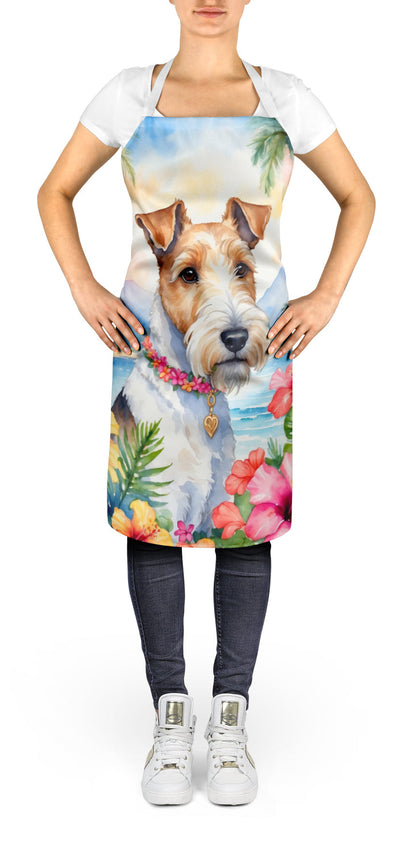 Fox Terrier Luau Apron - One Color / One Size - Home & Garden - Kitchen Dining & Bar - Table Decoration & Accessories