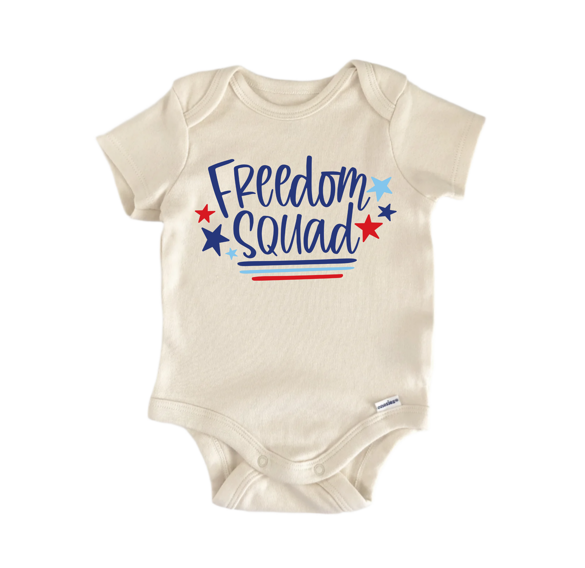 Freedom Squad July 4th Patriotic - Baby Boy Girl Clothes Bodysuit - Kids & Babies - Mother & Kids - Boys’ Baby Clothing