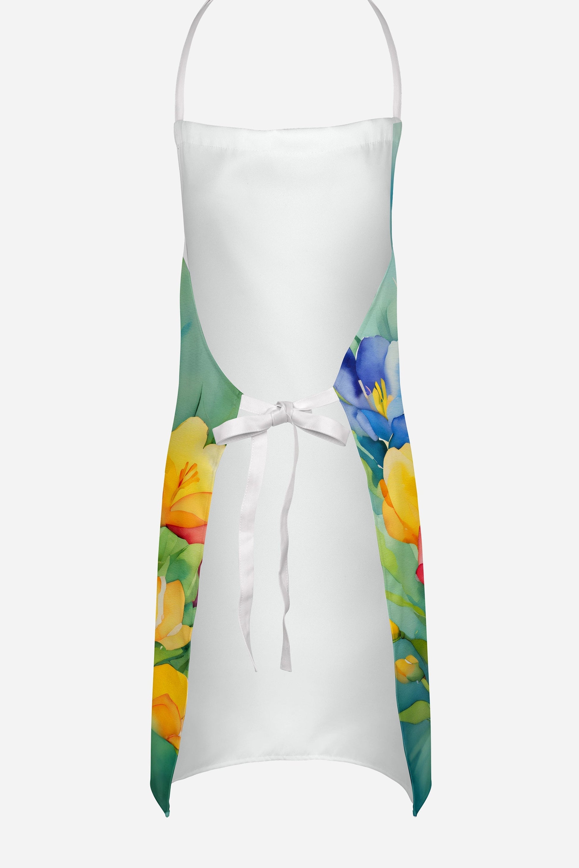 Freesias in Watercolor Apron - One Color / One Size - Home & Garden - Kitchen Dining & Bar - Table Decoration &