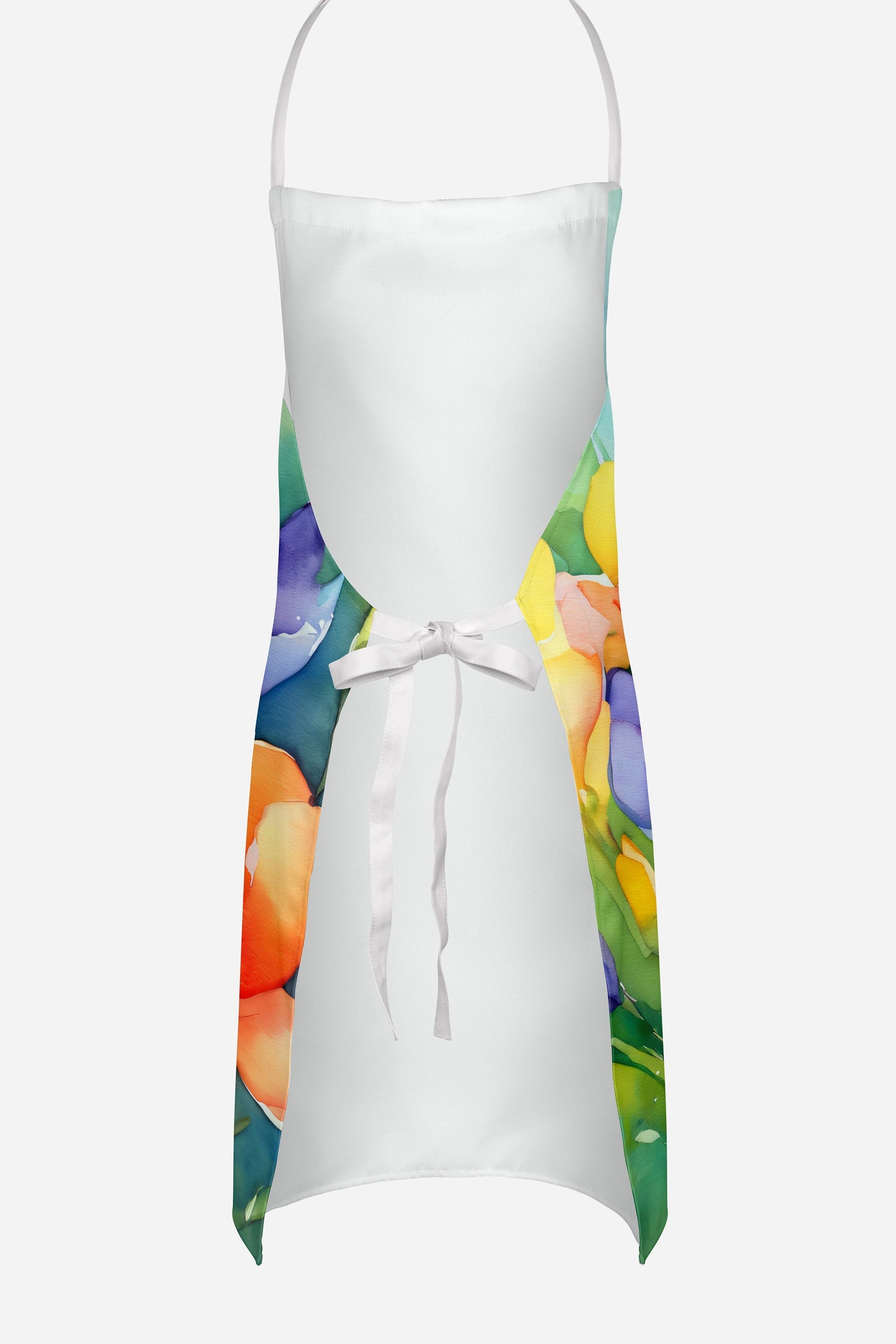 Freesias in Watercolor Apron - One Color / One Size - Home & Garden - Kitchen Dining & Bar - Table Decoration &