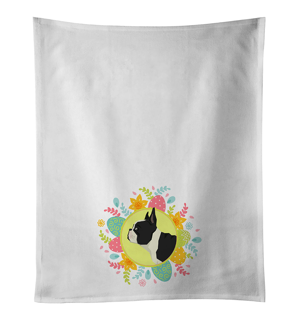 French Bulldog Easter Kitchen Towel Set of 2 - One Color / One Size - Home & Garden - Home Textile - Towels