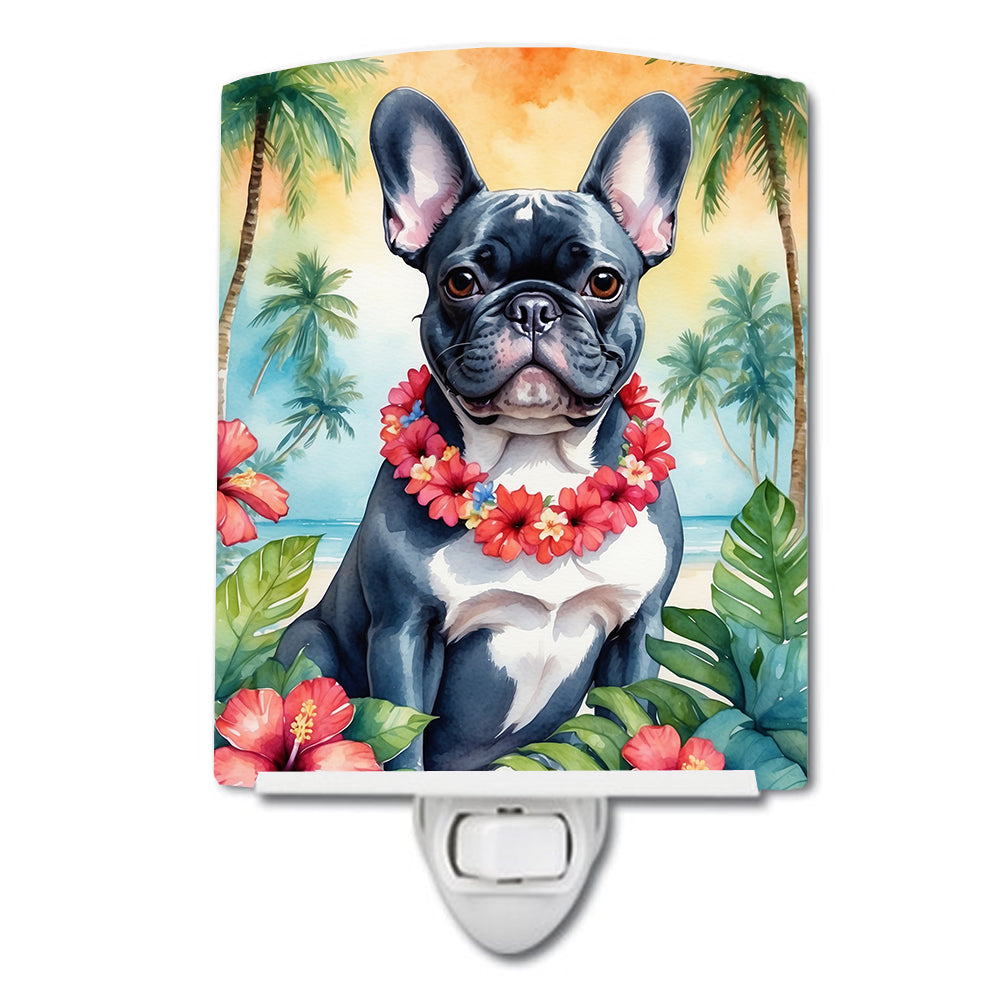 French Bulldog Luau Ceramic Night Light - One Color / One Size - Home & Garden - Home Improvement - Lights & Lighting