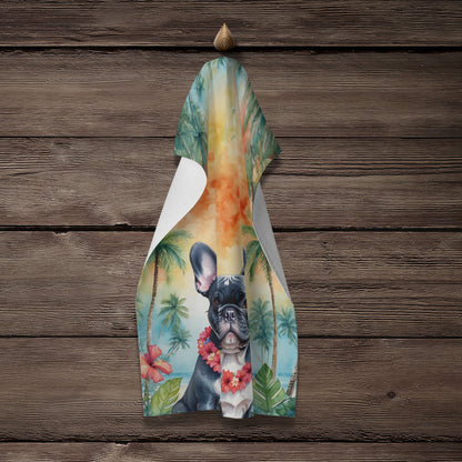 French Bulldog Luau Kitchen Towel - One Color / One Size - Home & Garden - Home Textile - Towels