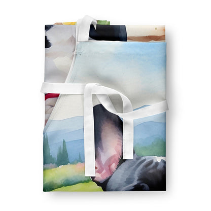 French Bulldog Spring Path Apron - One Color / One Size - Home & Garden - Kitchen Dining & Bar - Table Decoration &