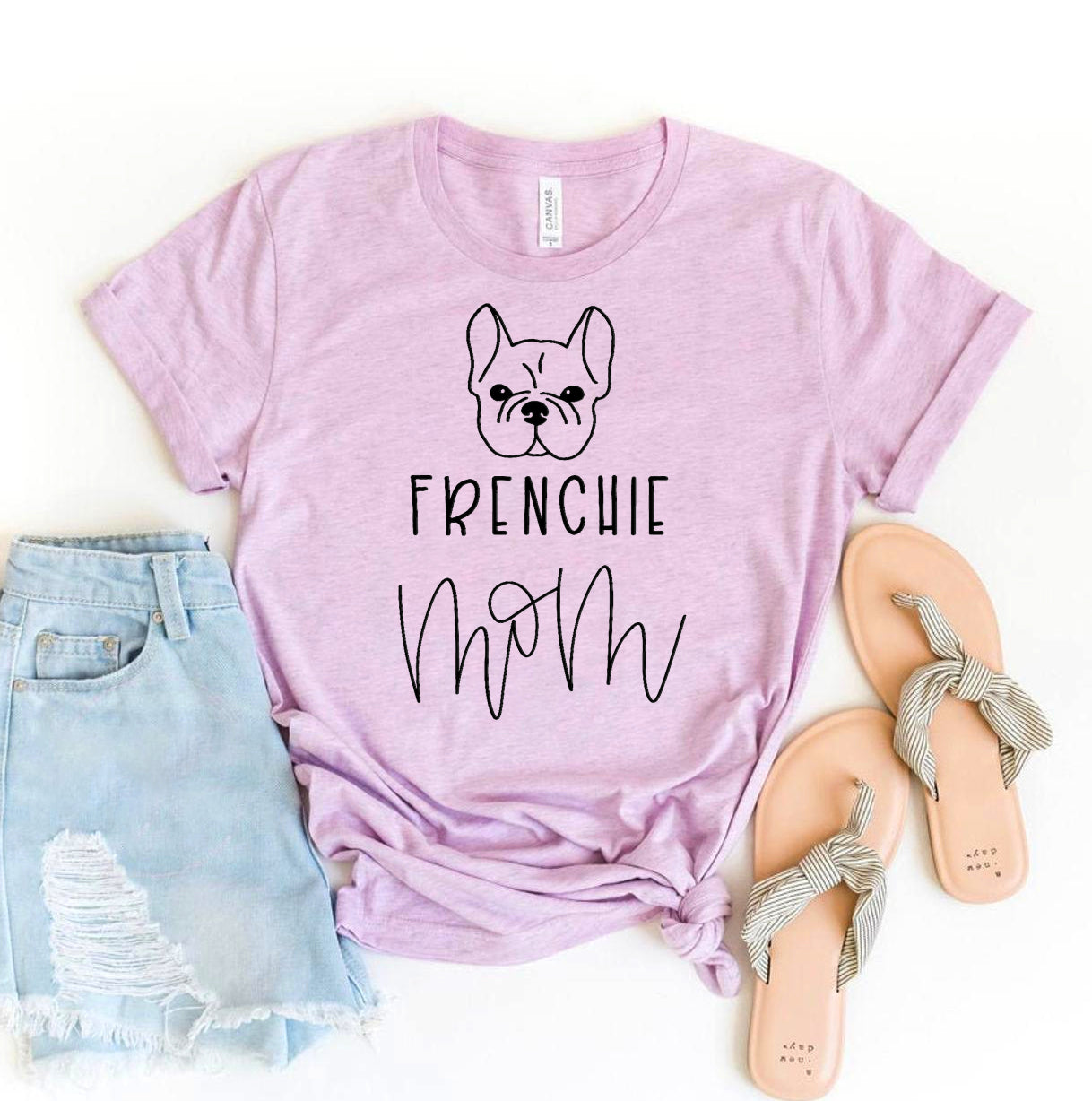 Frenchie Mom T-Shirt - Women’s Fashion - Women’s Clothing - Tops & Tees - T-Shirts