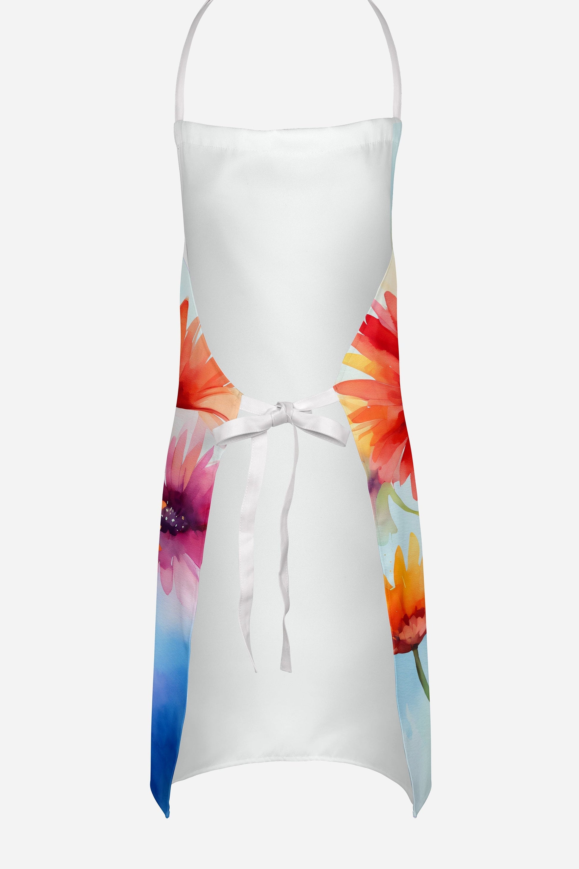 Gerbera Daisies in Watercolor Apron - One Color / One Size - Home & Garden - Kitchen Dining & Bar - Table Decoration &