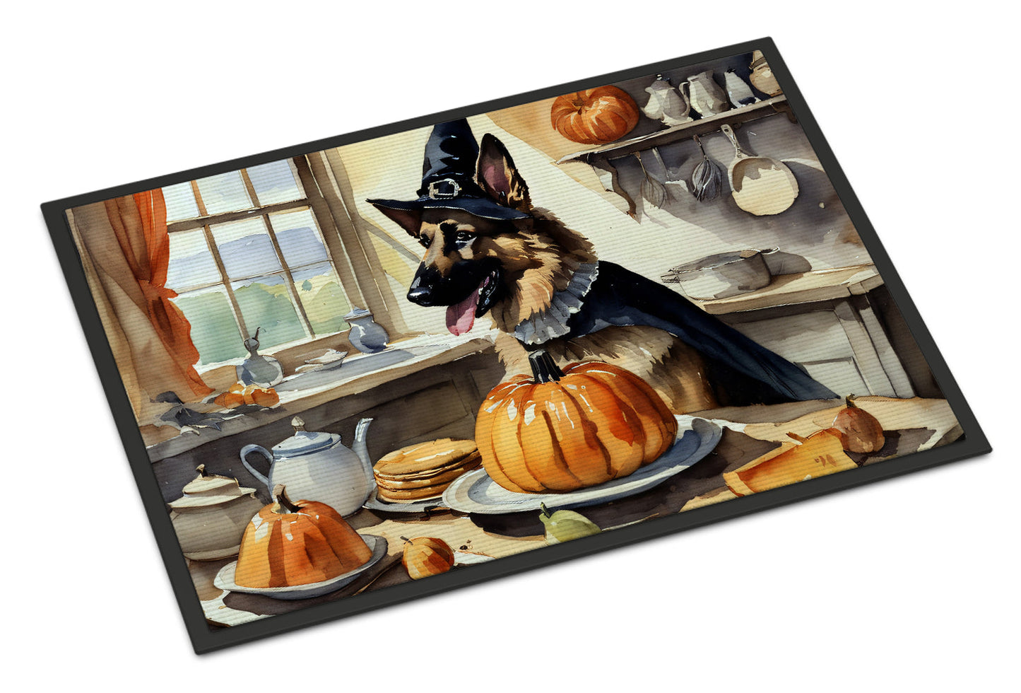 German Shepherd Fall Kitchen Pumpkins Doormat - One Color / One Size - Home & Garden - Home Textile - Carpets & Rugs
