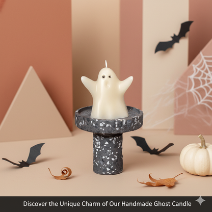 Ghost Candle Halloween Decor - Ivory / Unscented - Home & Garden - Home Decor - Candles & Holders