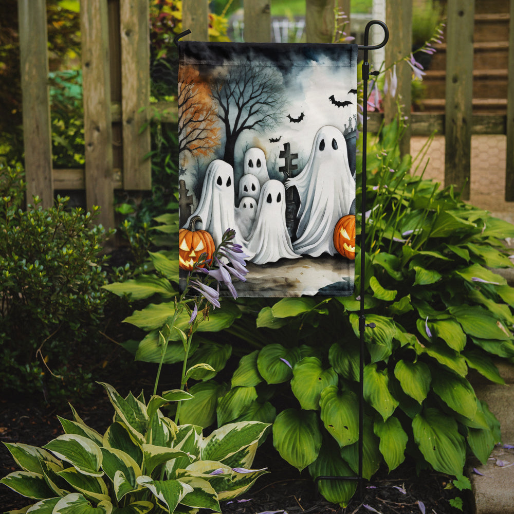 Ghosts Spooky Halloween Garden Flag - One Color / One Size - Home & Garden - Home Decor - Flags Banners & Accessories