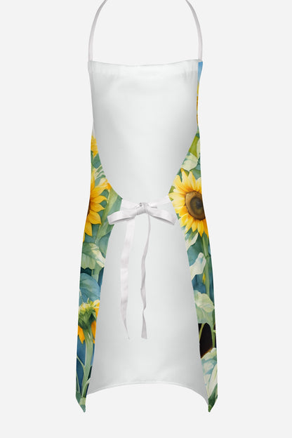 Giant Schnauzer in Sunflowers Apron - One Color / One Size - Home & Garden - Kitchen Dining & Bar - Table Decoration &