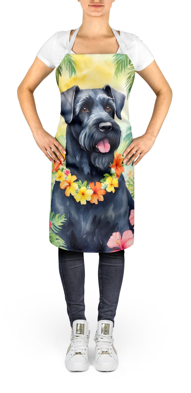 Giant Schnauzer Luau Apron - One Color / One Size - Home & Garden - Kitchen Dining & Bar - Table Decoration &