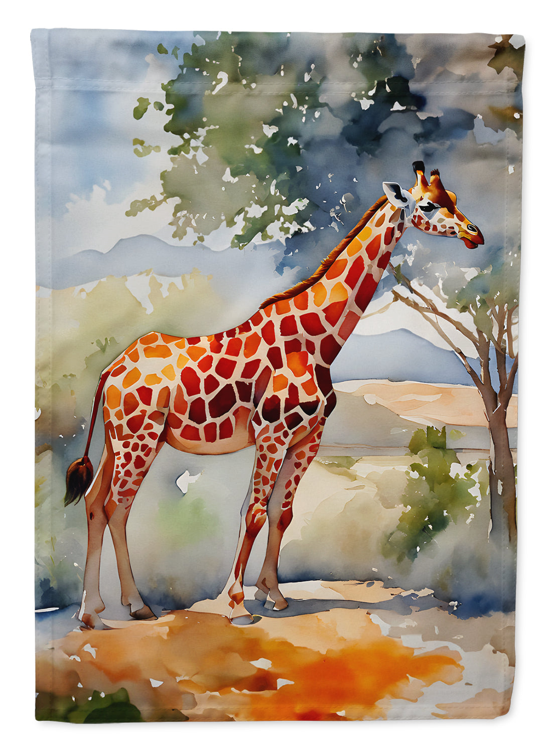 Giraffe Garden Flag - One Color / One Size - Home & Garden - Home Decor - Flags Banners & Accessories