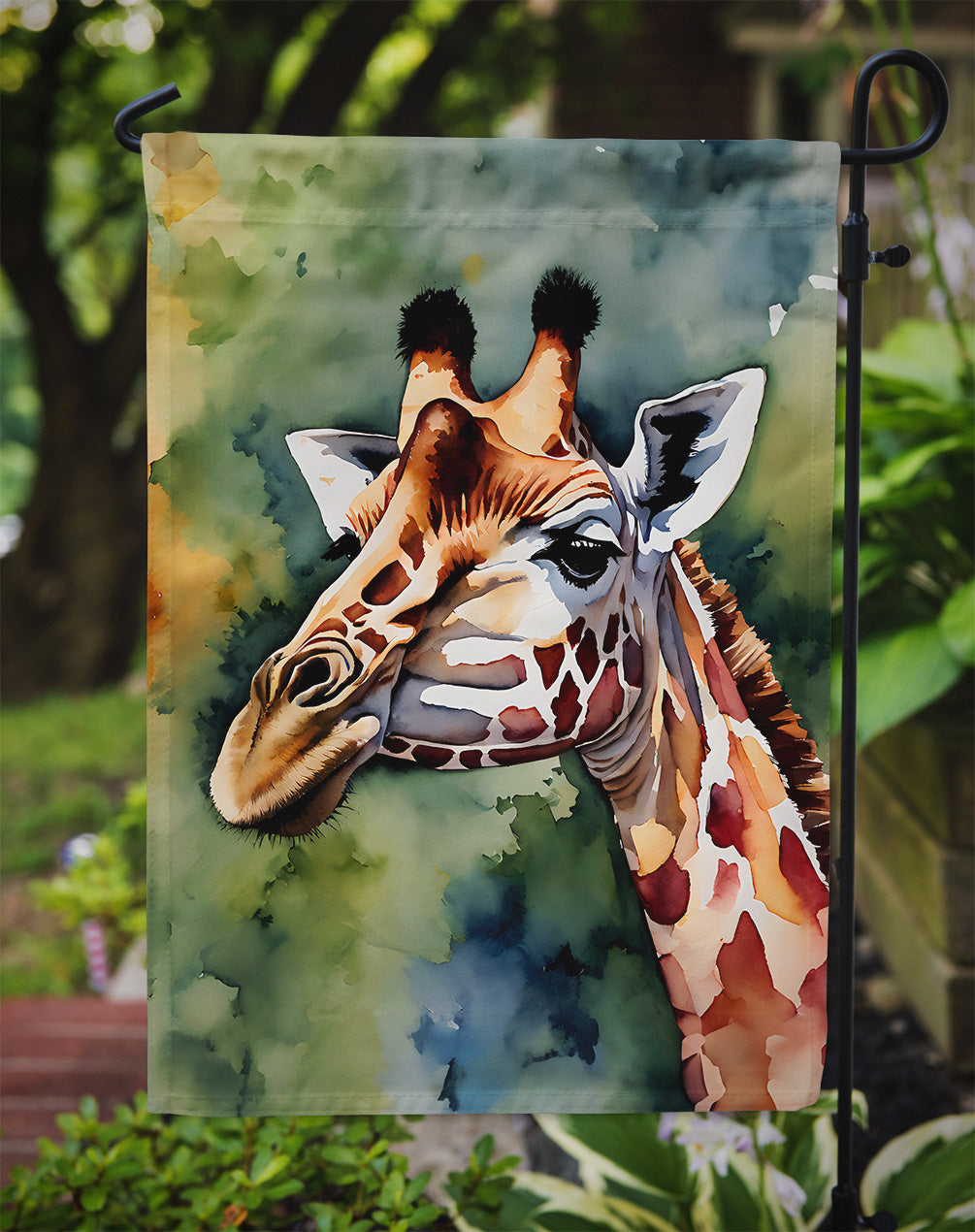 Giraffe Garden Flag - One Color / One Size - Home & Garden - Home Decor - Flags Banners & Accessories